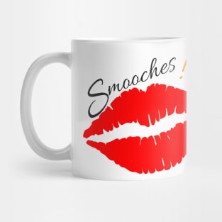 Smooches, Red Lips Kiss Mug